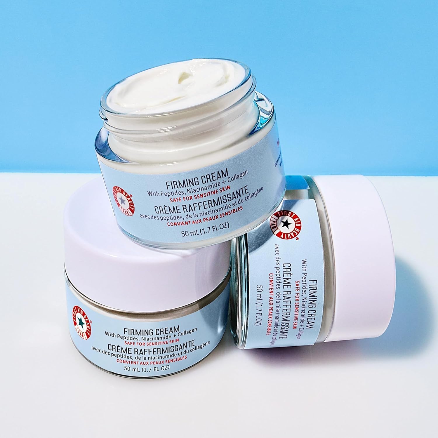 First Aid Beauty Firming Collagen Cream – Anti-Aging Day & Night Moisturizer wit