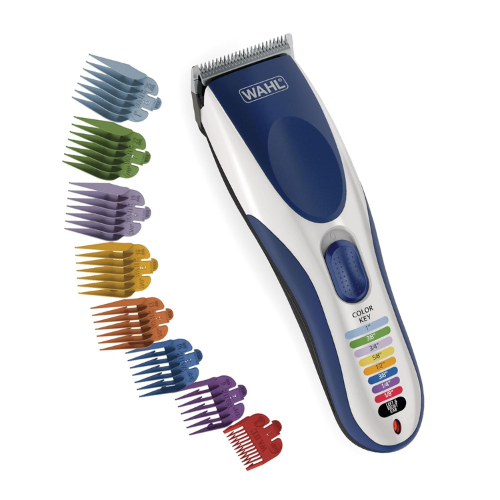 Wahl Color Pro Cordless Hair Clipper & Trimmer 9649P – Rechargeable, Color-Coded