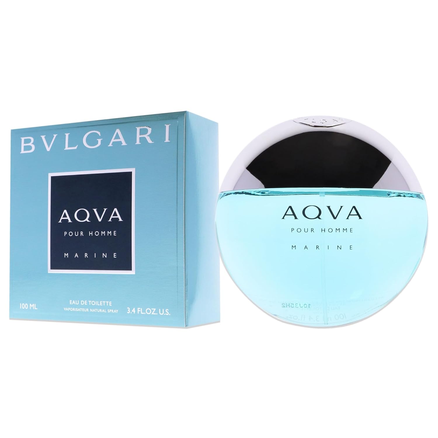 Bvlgari Aqva Pour Homme Marine Eau De Toilette Spray for Men – Fresh Aquatic Fra