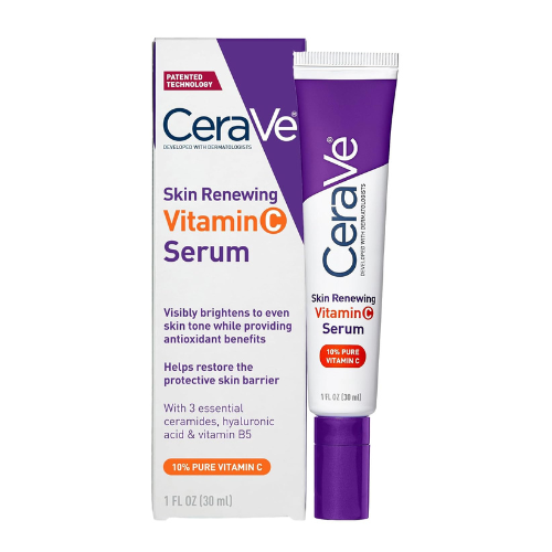 CeraVe Vitamin C Serum 10% with Hyaluronic Acid – Brightening Face Serum, Fragra