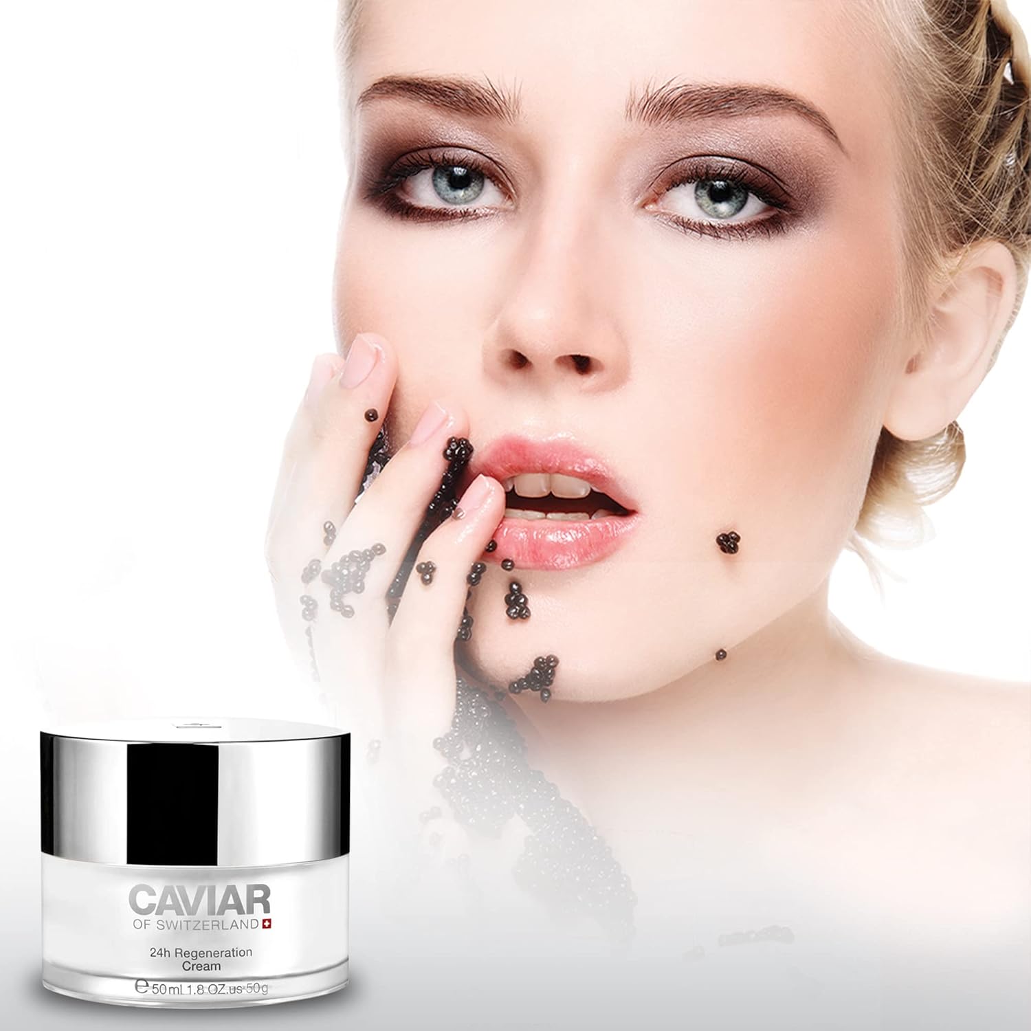 Caviar Face Moisturizer Regenerate Cream – Anti-Aging Facial Treatment with Hyal