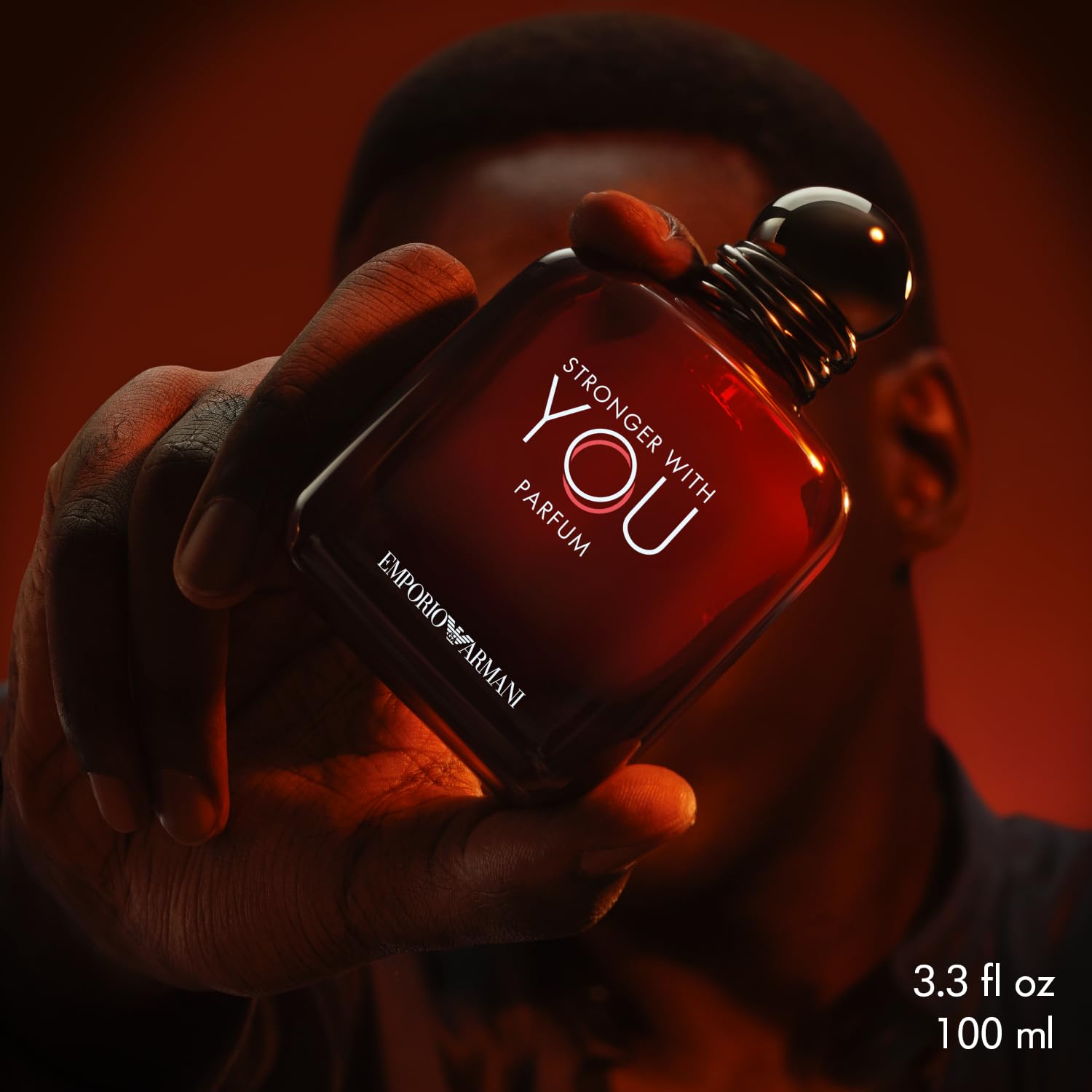 Armani Beauty Stronger With You Parfum for Men – Woody & Ambery Cologne with Rum