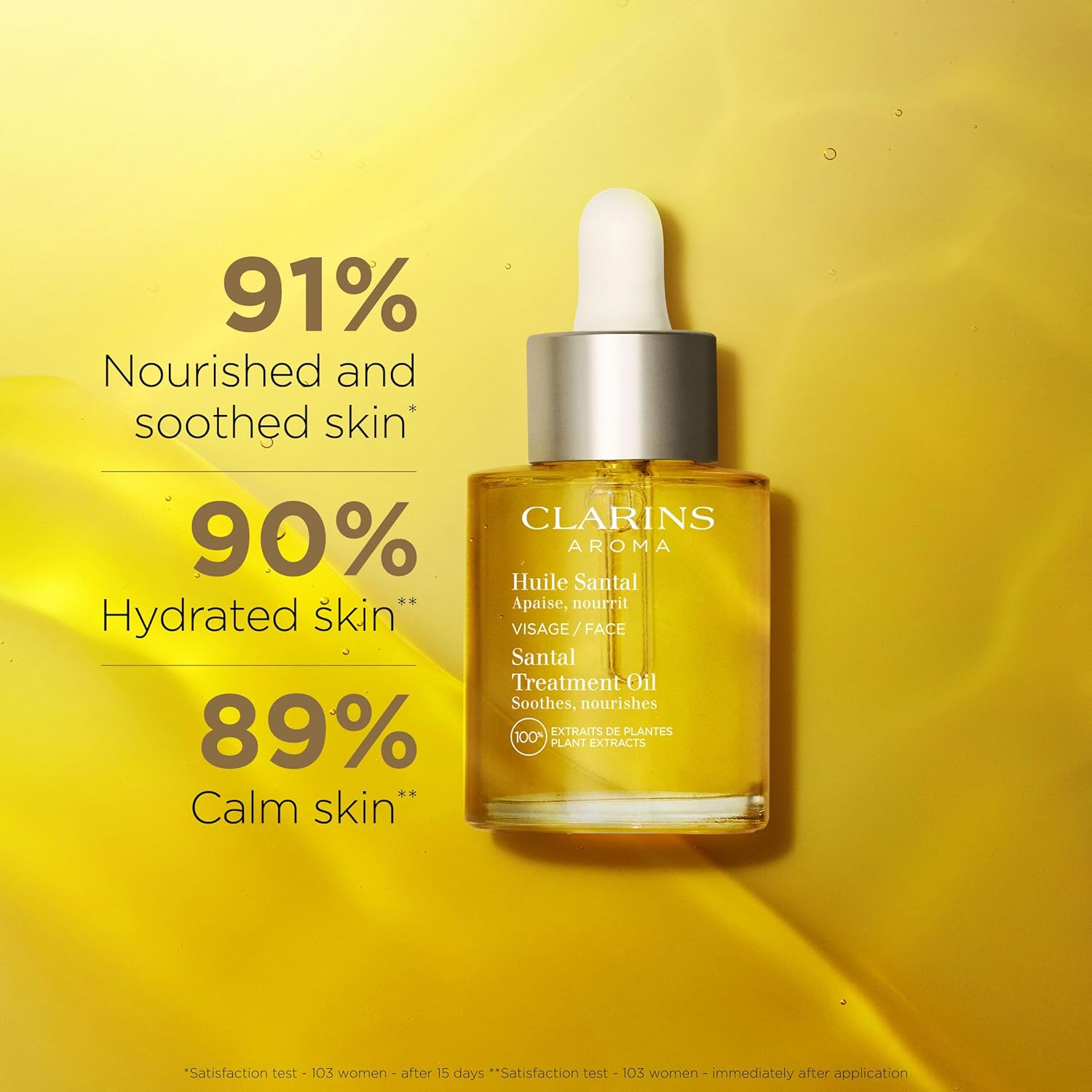 Clarins Santal Face Oil Treatment – Hydrating, Soothing & Anti-Aging Face Oil fo