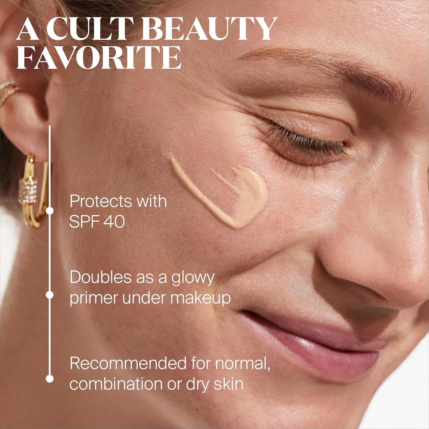 Supergoop! Glowscreen SPF 40 Sunrise – Glowy Primer & Tinted Sunscreen with Blue