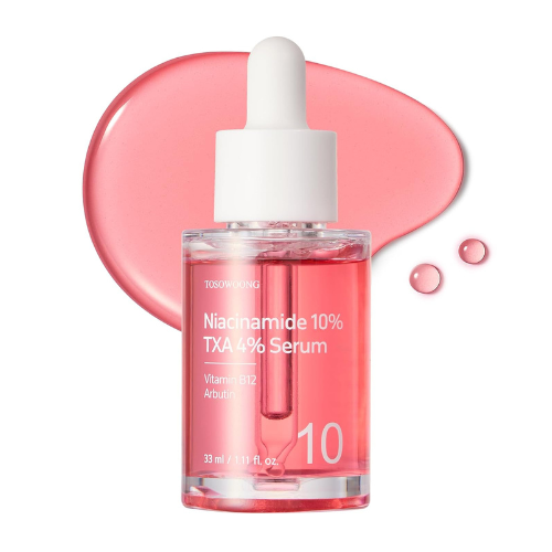 TOSOWOONG Niacinamide 10% + Tranexamic Acid 4% Serum – Brightening Facial Serum 
