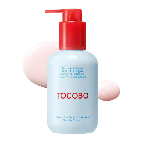 TOCOBO Calamine Pore Control Cleansing Oil 200ml – Deep Cleansing, Blackhead & M