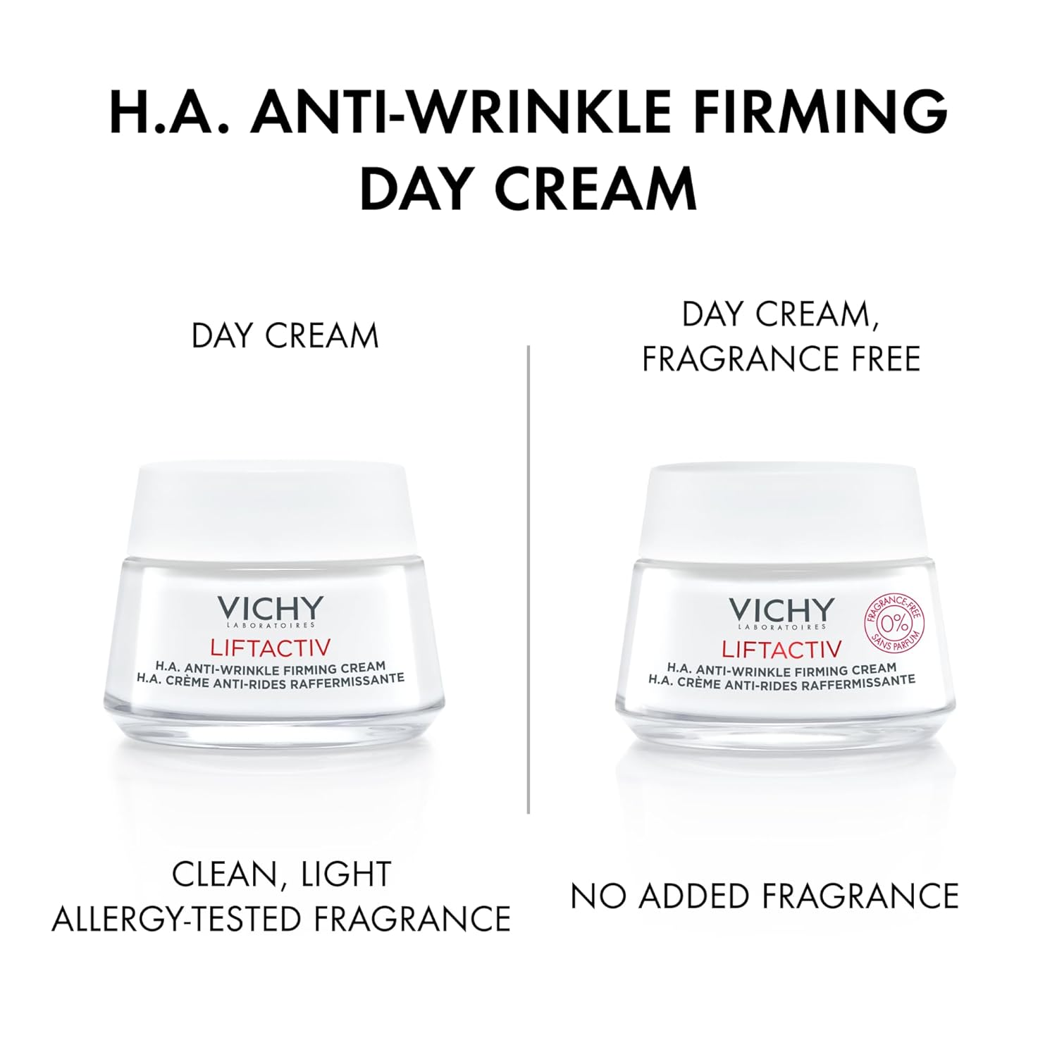 Vichy LiftActiv H.A. Anti-Wrinkle Firming Cream – Anti-Aging Face Cream with Vit