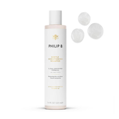 PHILIP B Gentle Conditioning Shampoo – Lightweight, Unscented Hair Cleanser with