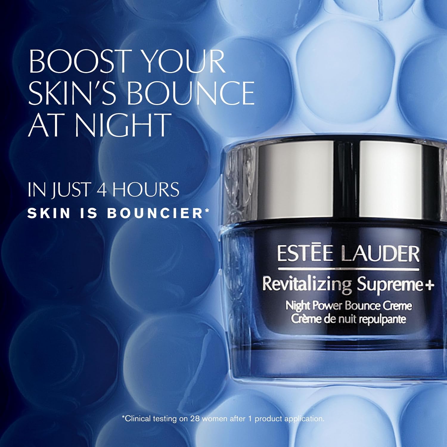 Estée Lauder Revitalizing Supreme+ Night Cream 1.7 oz – Peptide Moisturizer for Firming, Lifting & Plumping Skin