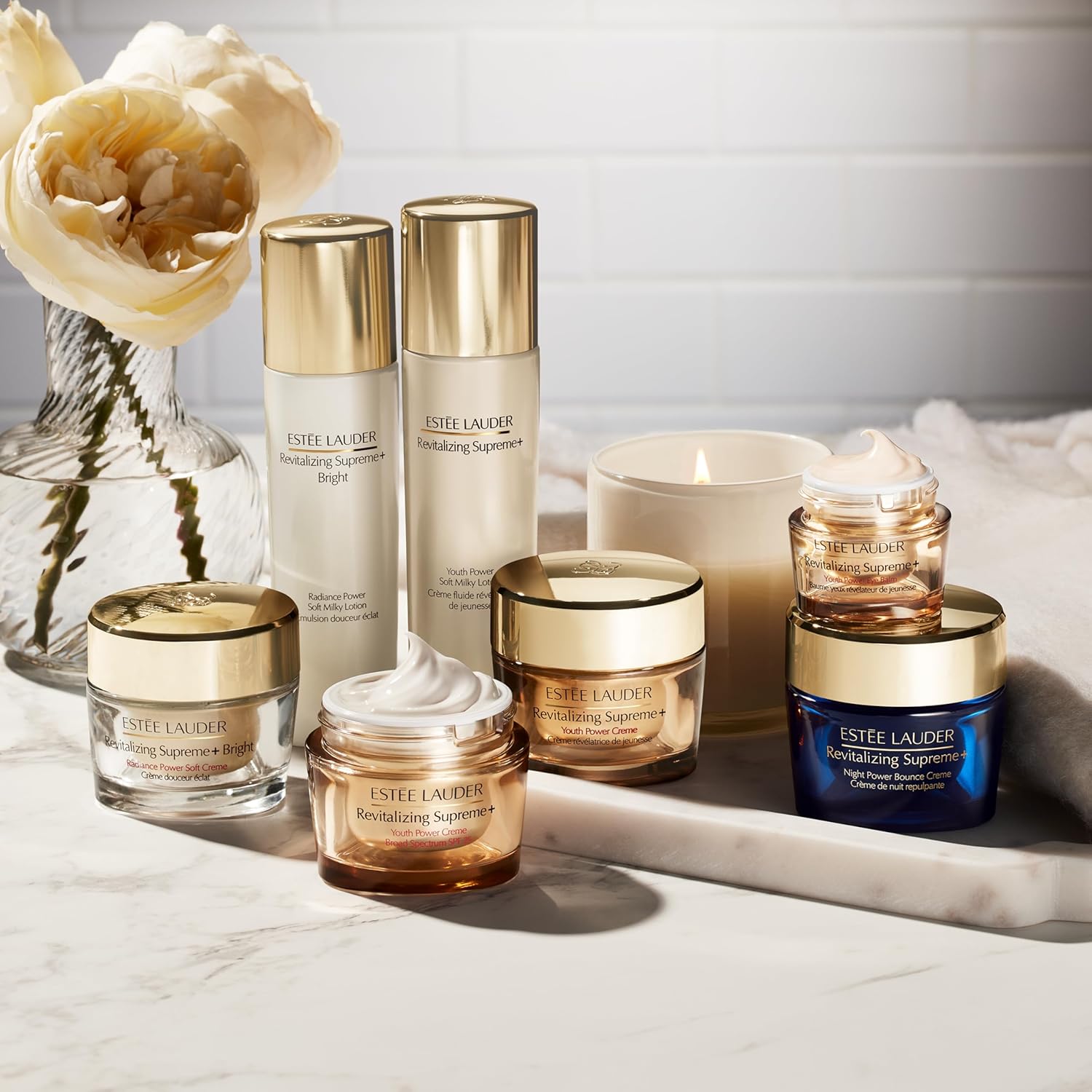 Estée Lauder Revitalizing Supreme+ Night Cream 1.7 oz – Peptide Moisturizer for Firming, Lifting & Plumping Skin