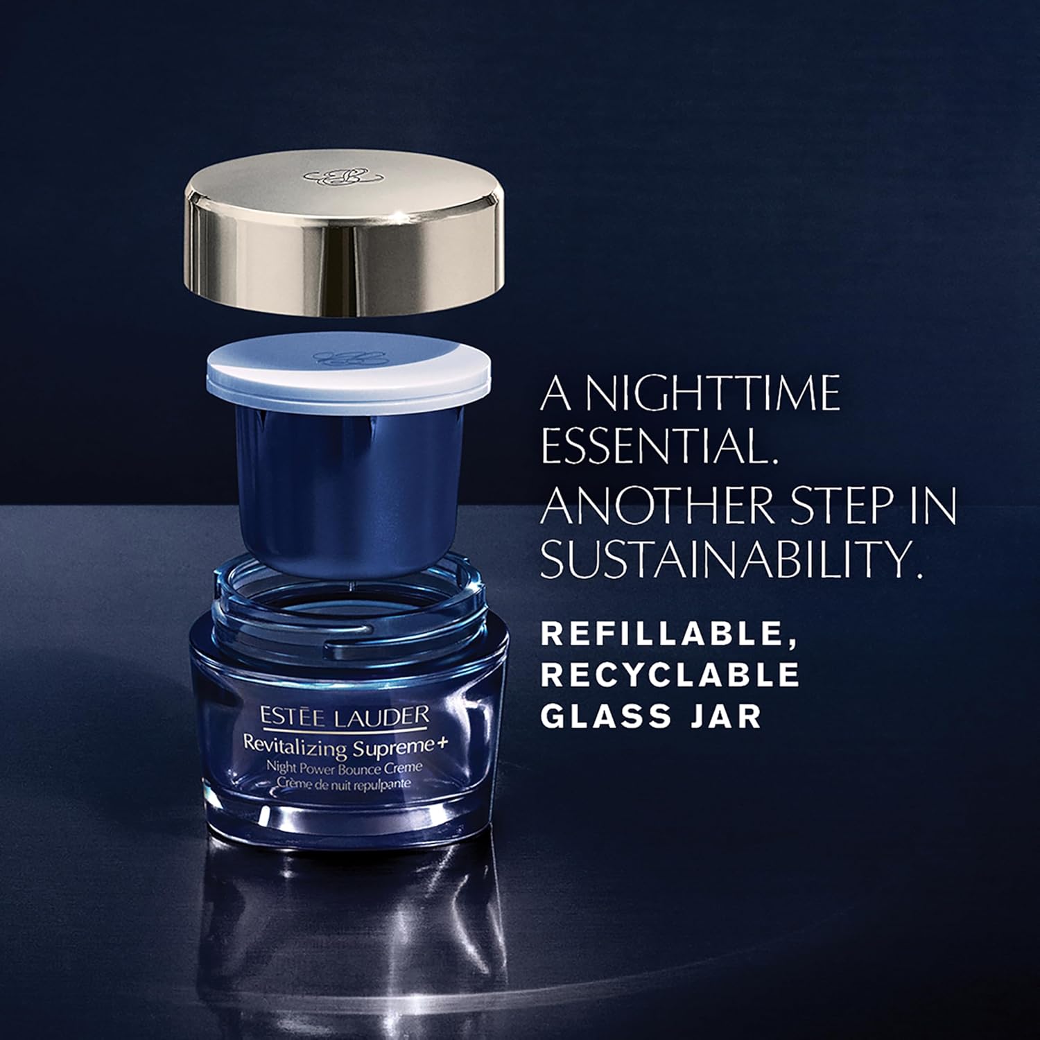 Estée Lauder Revitalizing Supreme+ Night Cream 1.7 oz – Peptide Moisturizer for Firming, Lifting & Plumping Skin