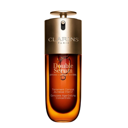 Clarins Double Serum Anti-Aging Face Serum –  Firming, Smoothing & Radiance Boosting with 24H Hydration for All Skin Types 1.7 fl oz