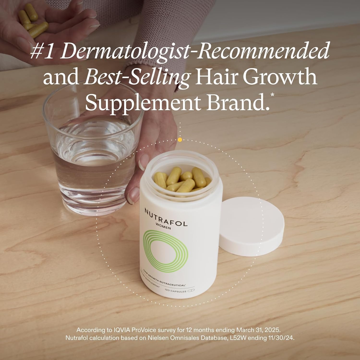 Nutrafol Women’s Hair Growth Supplements 18–44 – Thicker, Stronger Hair 1 Month Supply USA