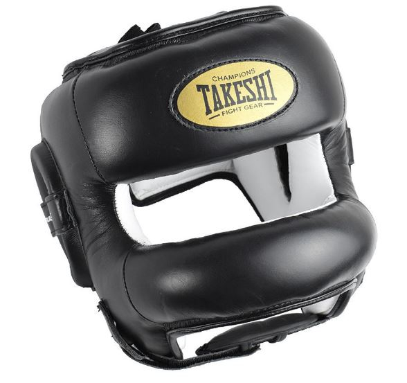 Custom Logo Design High Quality Genuine Leather MMA Boxing Safety Training Head Guard Nose Bar